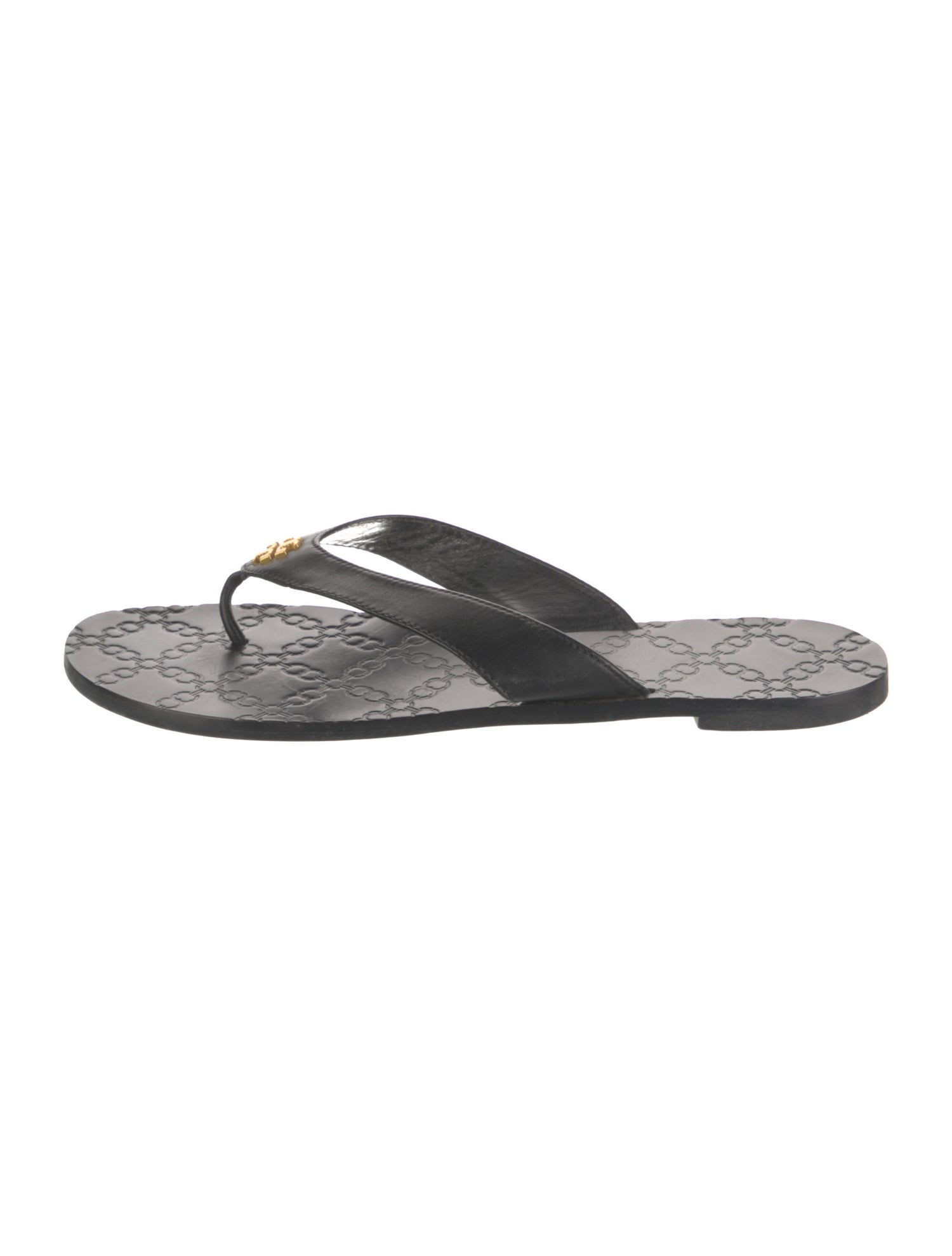 Tory Burch Leather Flip Flops