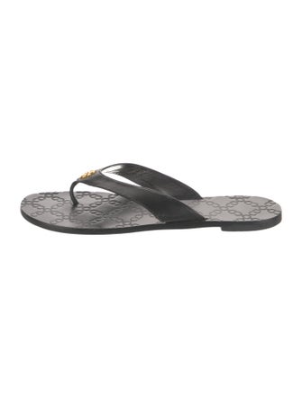 Tory Burch Leather Flip Flops