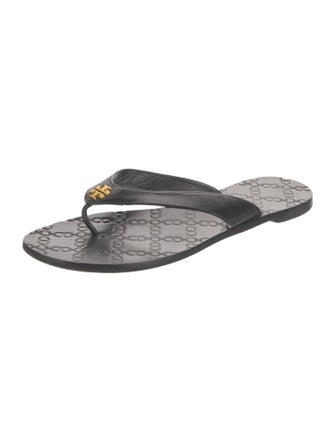 Tory Burch Leather Flip Flops