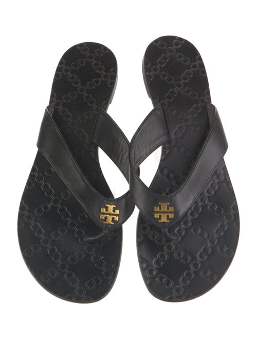 Tory Burch Leather Flip Flops