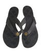Tory Burch Leather Flip Flops