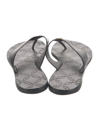 Tory Burch Leather Flip Flops