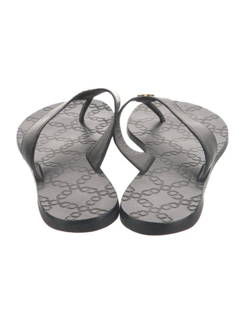Tory Burch Leather Flip Flops