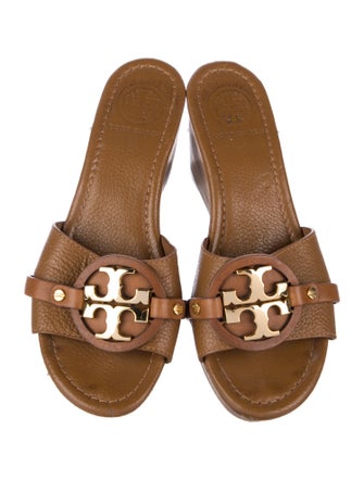 Tory Burch Leather Slides