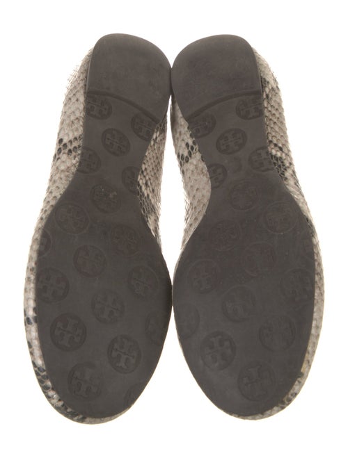 Tory Burch Leather Animal Print Flats