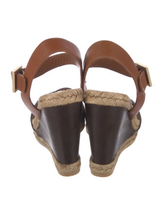 Tory Burch Leather Espadrilles
