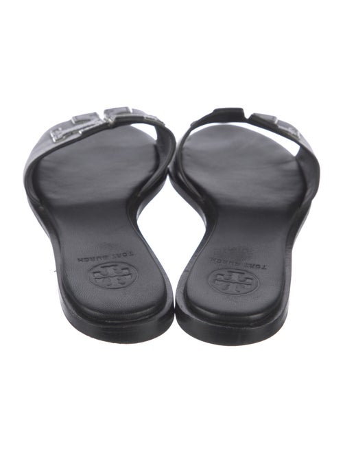 Tory Burch Leather Printed Slides