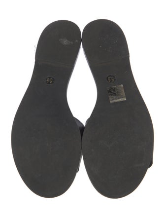 Tory Burch Leather Printed Slides