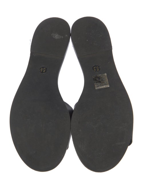 Tory Burch Leather Printed Slides