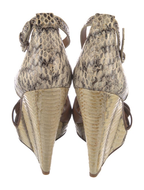 Tory Burch Snakeskin Animal Print Sandals