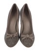 Tory Burch Suede Bow Accents Pumps