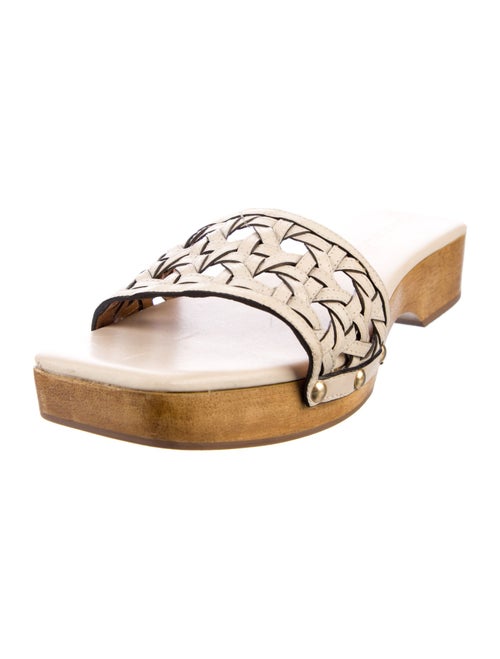 Tory Burch Leather Slides