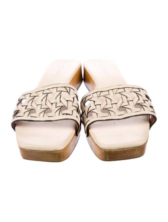 Tory Burch Leather Slides