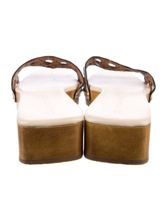 Tory Burch Leather Slides