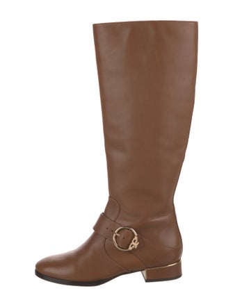 Tory Burch Leather Riding Boots