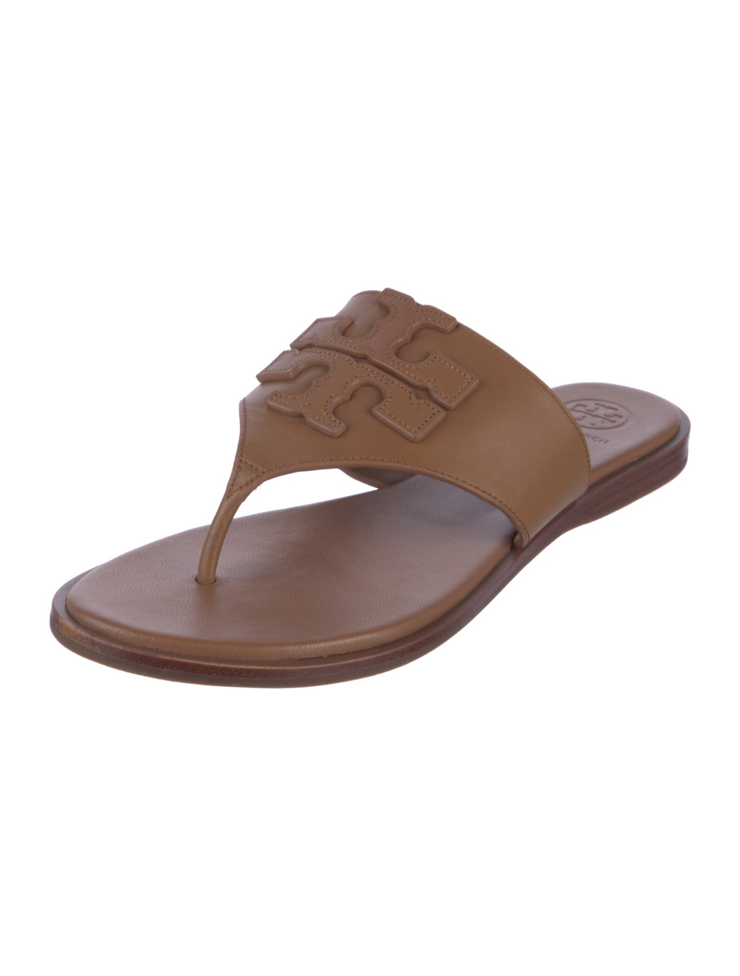 Tory Burch Leather Flip Flops