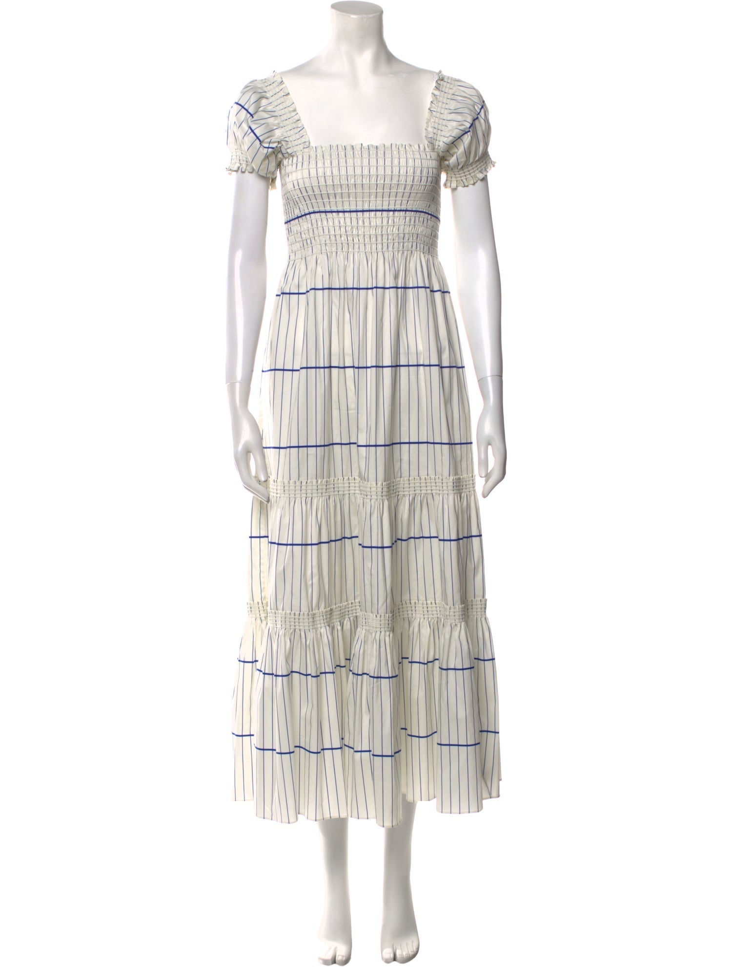 Tory Burch Striped Long Dress