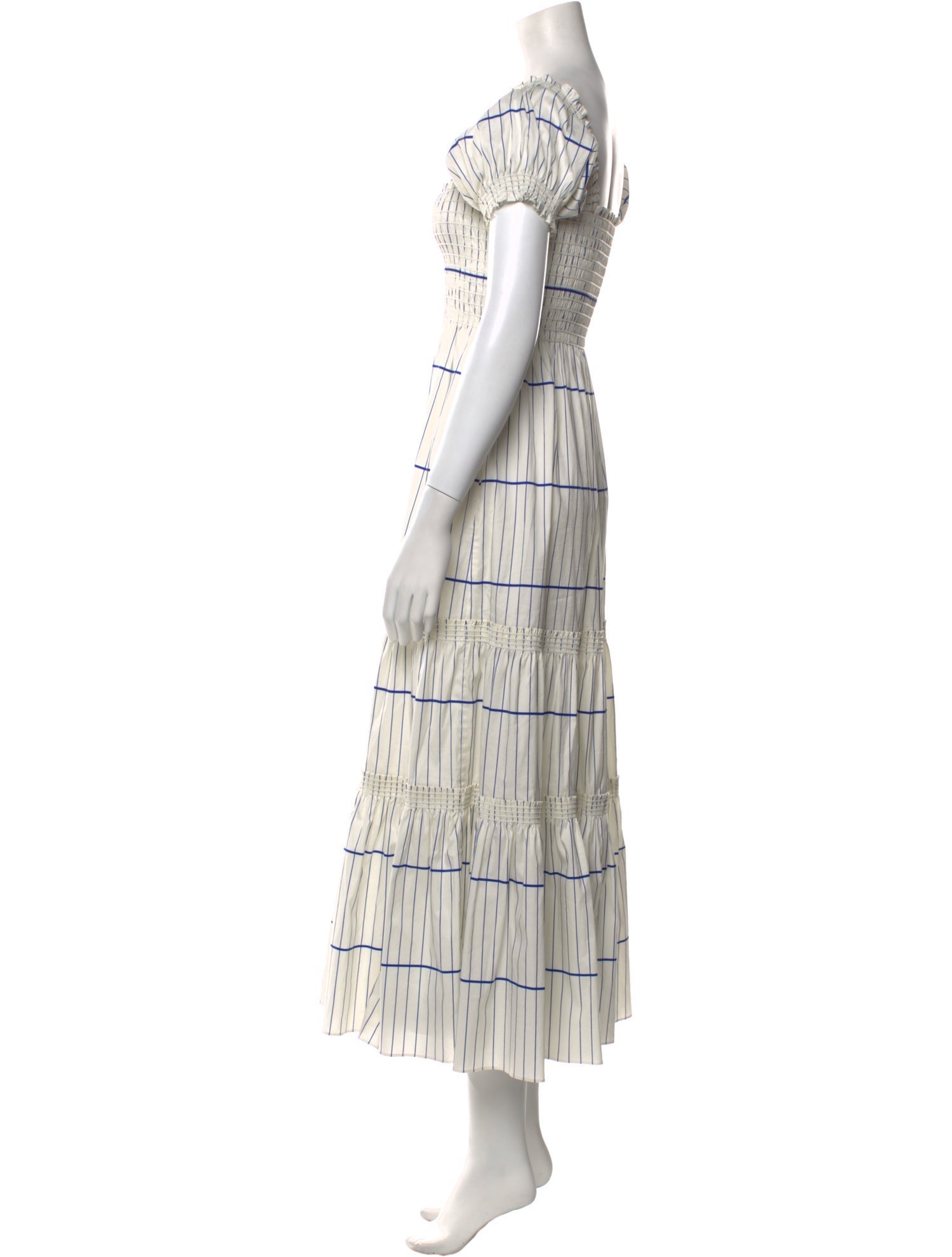 Tory Burch Striped Long Dress