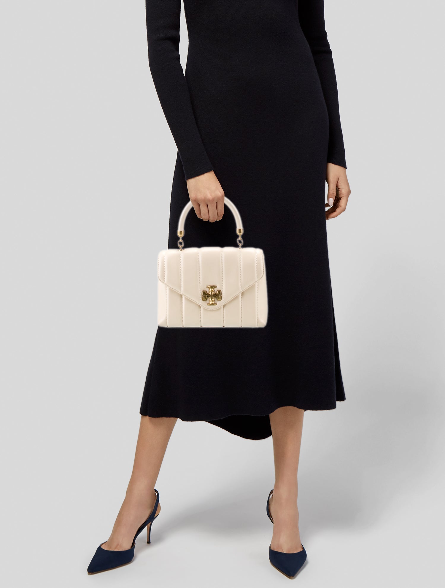 Tory Burch Leather Top Handle Bag