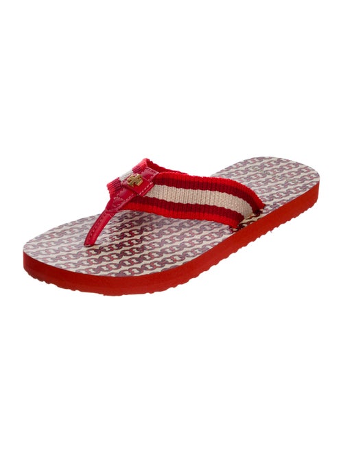 Tory Burch Rubber Printed Flip Flops