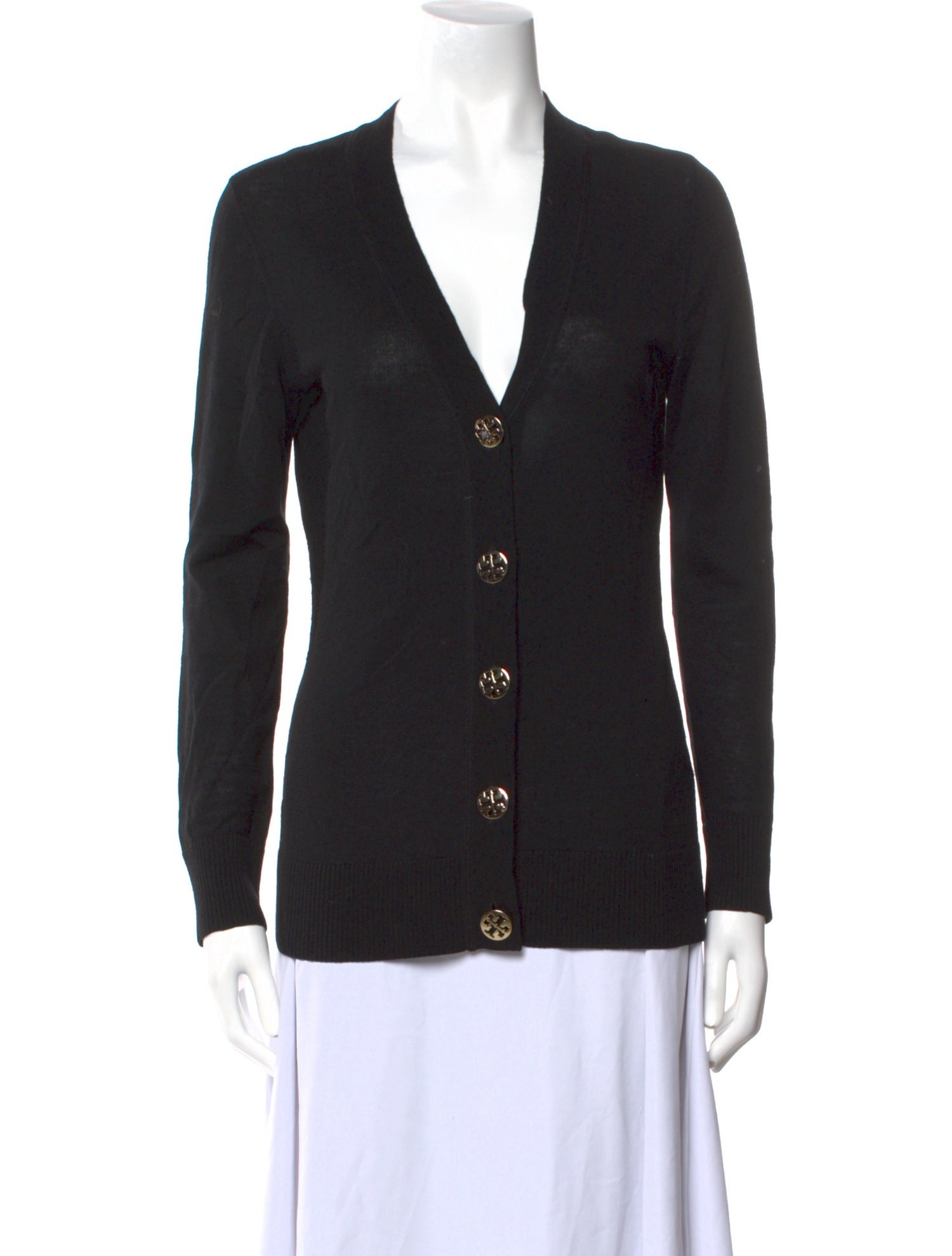 Tory Burch Merino Wool V-Neck Sweater