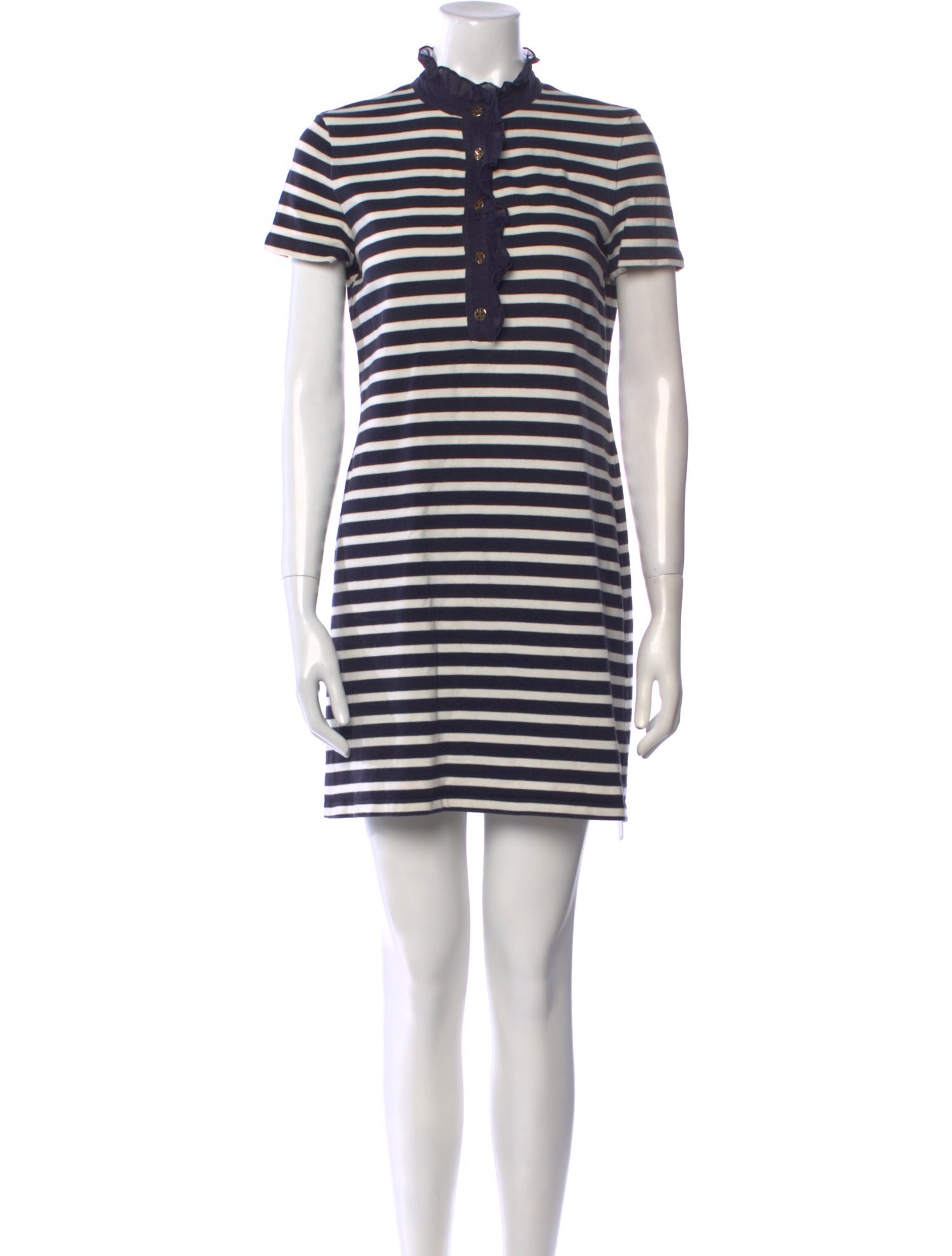 Tory Burch Striped Mini Dress