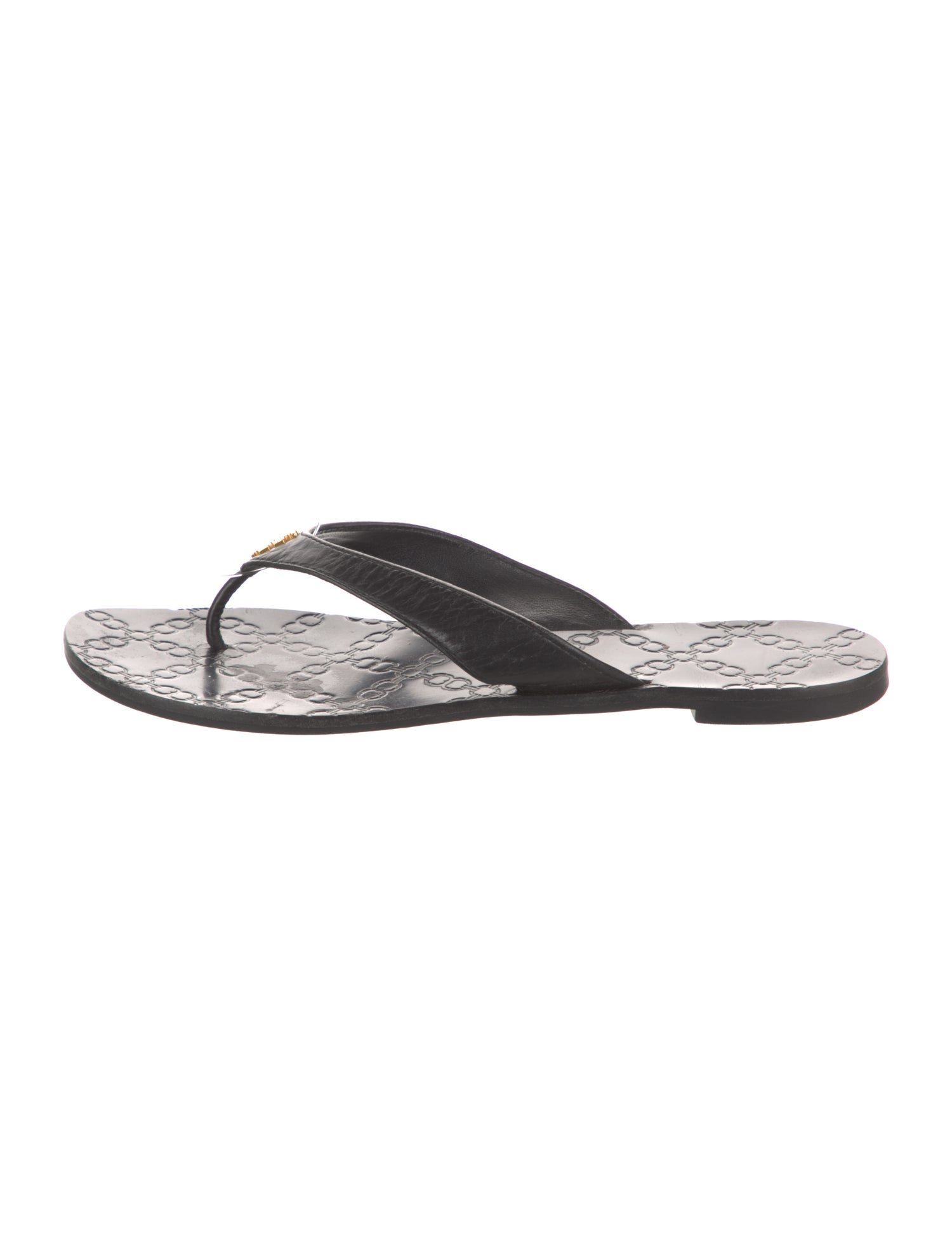 Tory Burch Leather Flip Flops