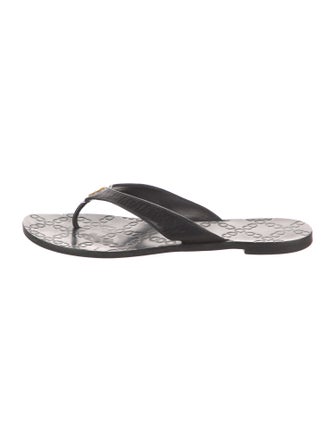 Tory Burch Leather Flip Flops