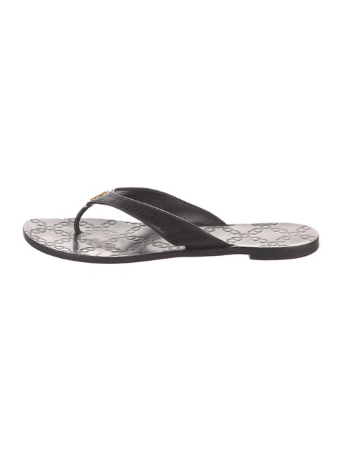 Tory Burch Leather Flip Flops