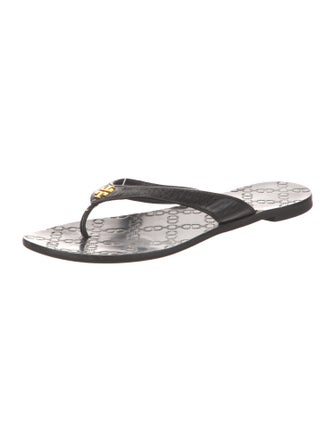 Tory Burch Leather Flip Flops