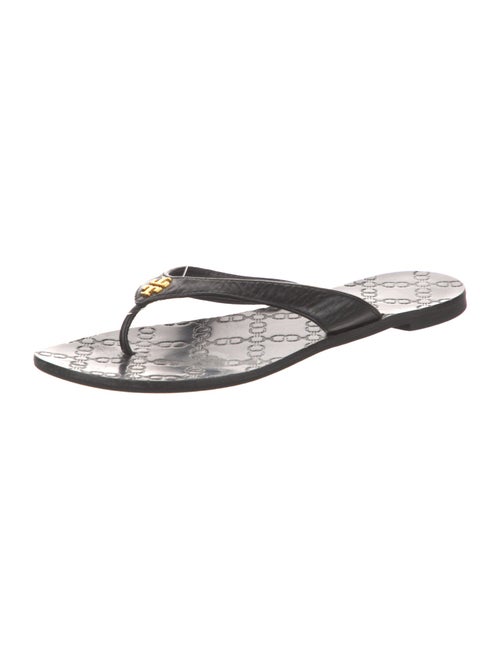 Tory Burch Leather Flip Flops
