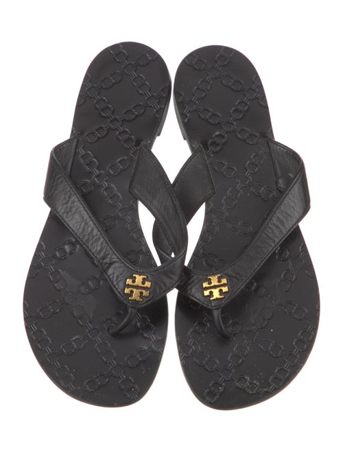 Tory Burch Leather Flip Flops