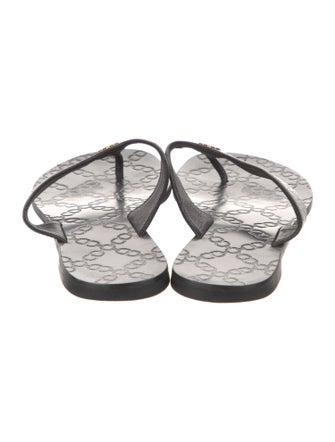 Tory Burch Leather Flip Flops
