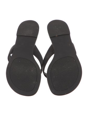 Tory Burch Leather Flip Flops