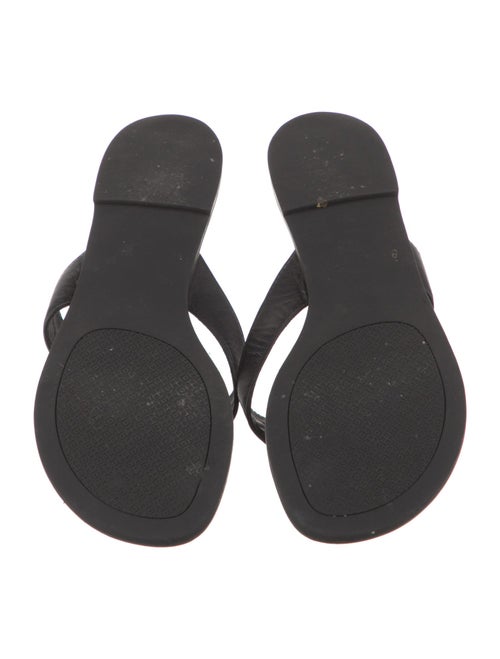 Tory Burch Leather Flip Flops