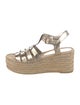 Tory Burch Leather Whipstitch Trim Espadrilles
