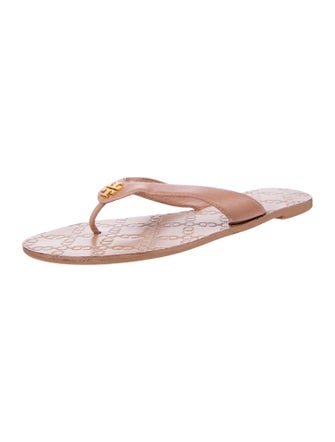 Tory Burch Leather Flip Flops