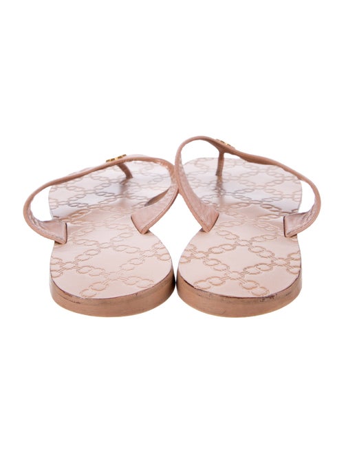 Tory Burch Leather Flip Flops