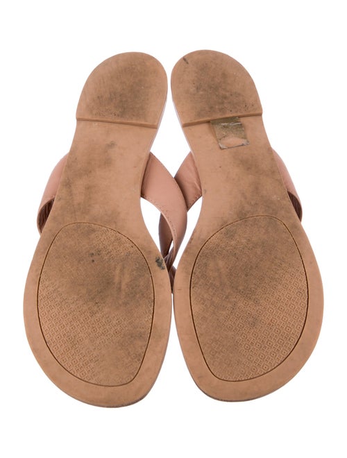 Tory Burch Leather Flip Flops