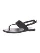Tory Burch Tweed T-Strap Sandals
