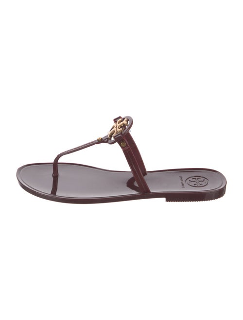 Tory Burch Rubber T-Strap Sandals