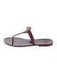 Tory Burch Rubber T-Strap Sandals
