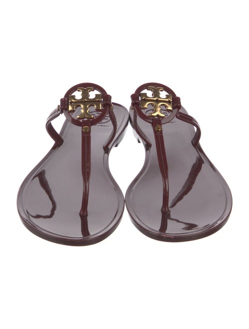 Tory Burch Rubber T-Strap Sandals