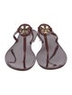 Tory Burch Rubber T-Strap Sandals