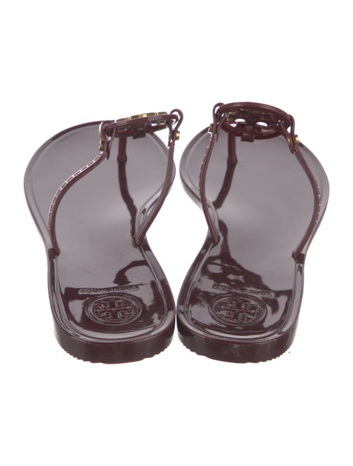 Tory Burch Rubber T-Strap Sandals