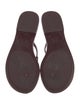 Tory Burch Rubber T-Strap Sandals