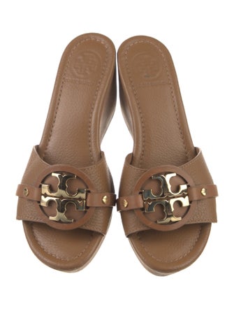 Tory Burch Leather Slides