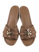 Tory Burch Leather Slides