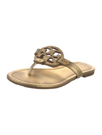Tory Burch Leather Studded Accents Slides