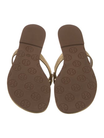Tory Burch Leather Studded Accents Slides